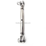 Wire steel rope turnbuckle wire rope  M8 304 stainless steel jaw to jaw  turnbuckle