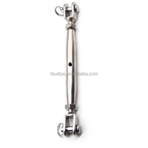 Wire steel rope turnbuckle wire rope  M8 304 stainless steel jaw to jaw  turnbuckle