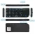 wireless 2.4G Handheld Touchpad mini keyboard backlit for Android tv box PC Laptop HTPC smart remote A8 Spanish mini keyboard