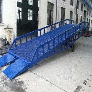 Wonderful Technology Factory 15T Warehouse Container Used Mobile Loading Ramp/Dock Levler with Forklift Sale