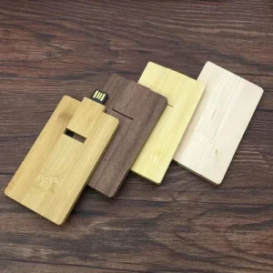 Wood Card Shape Promotion Gift Logo Printing USB Flash Drive USB Flash Disk USB Drive USB Driver USB Stick USB Disk