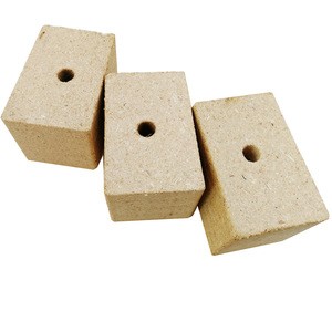 wood sawdust block/wooden chip block for thailand market