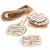 Import Wood Thank You tags with twine for wedding decorative laser cut wood crafts from China