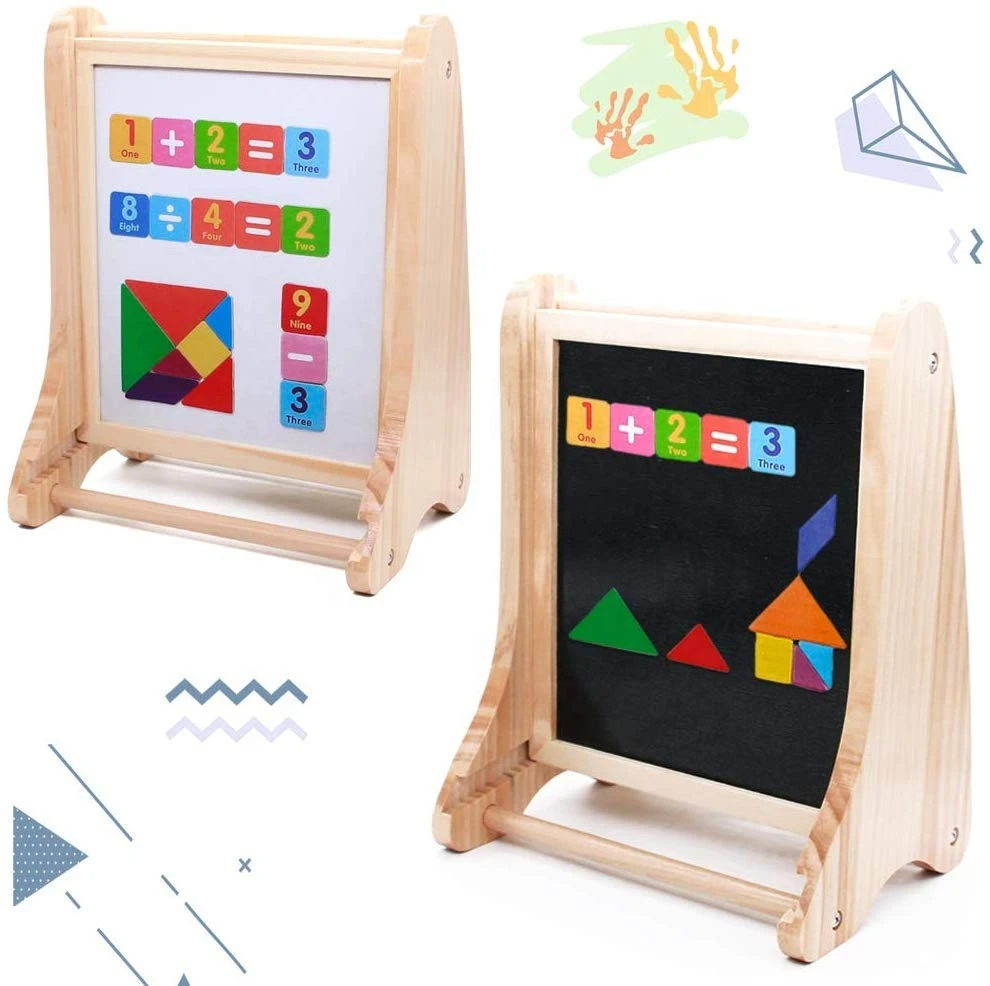 Wooden Educational Toys Montessori Materials with Abacus and Magnetic Drawing Board Counting Toy Gift (160 PCS)