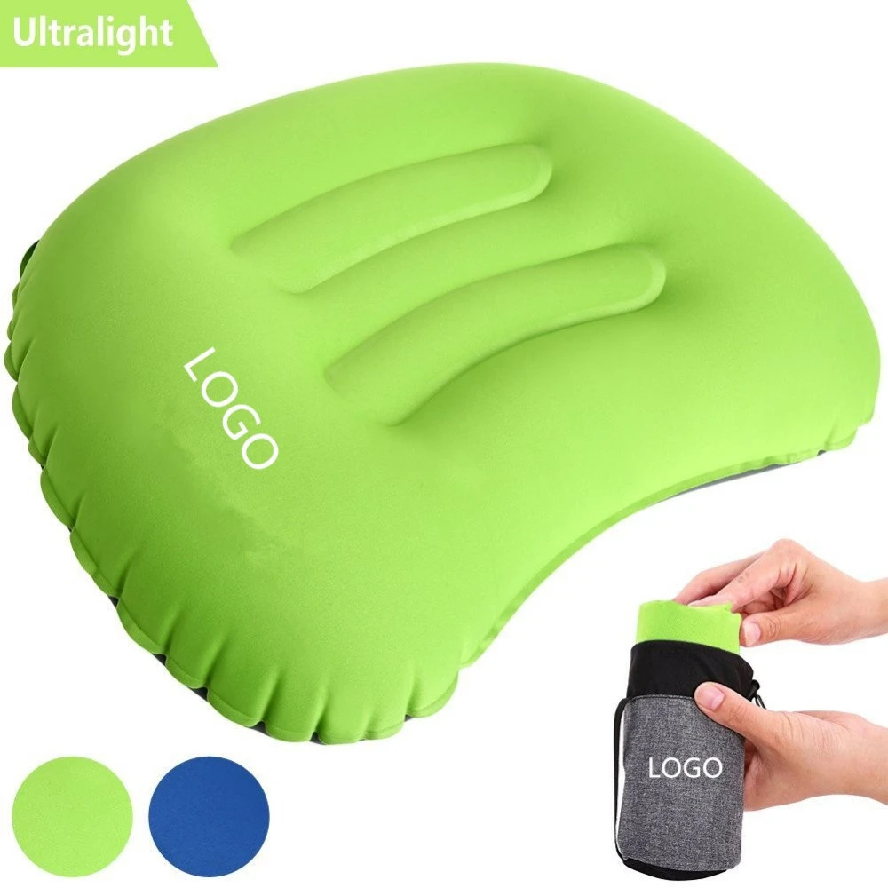 Woqi-Inflatable Travel Pillow,Multifunctional Air Inflatable Pillow Portable Airplane Pillow for Cars Office Napping and Camping