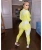 Workout Knitted Ribbed Tie Dye Print Ribbed Knitted Zipper Jumpsuit Long Sleeve One Piece Outfit with Open Mitten 2020 Jumpsuit