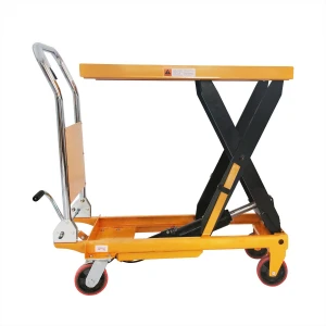 Xilin 1100lbs work platform manlift  hand Manual Hydraulic Single Scissor Lift Table