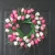 Import Xingyuan Home Garden Tulip Wreath Flower Wreaths For Front Door Hanging Wall Window Home Decoration Simulation Tulip Wreath from China