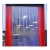 Import YASHEN high quality clear blue pvc plastic strip curtain transparent tinted pvc strip curtain roll from China