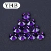 Yhb Mc Hotfix Rhinestones Full Model Hotfix Crystal Purple Velvet Rhinestones For Bags, Garment