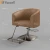 Import Yoocell brown color hair salon package styling chair double sided salon mirror gold trolley stainless steel base chair from China