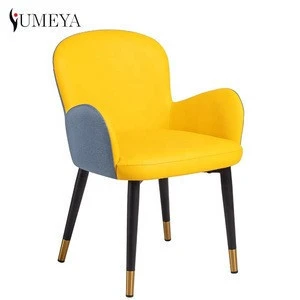YQF2001, with 10 years frame warranty, modern velvet restaurant chairs, upholstered dining chair
