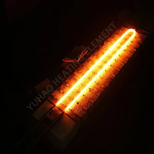 YUHAO high temperature 1800C furnace heater elements U type mosi2 heating rod for dental equipment