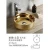 Import YYU Luxury Bright Gold  Ceramic  Bathroom Wash Hand  Art  Basin For America 499-LG from China