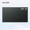 ZAXTEAM 100 inch 4K UHD Large Size LCD Monitor Used for Video Surveillance Commercial Display