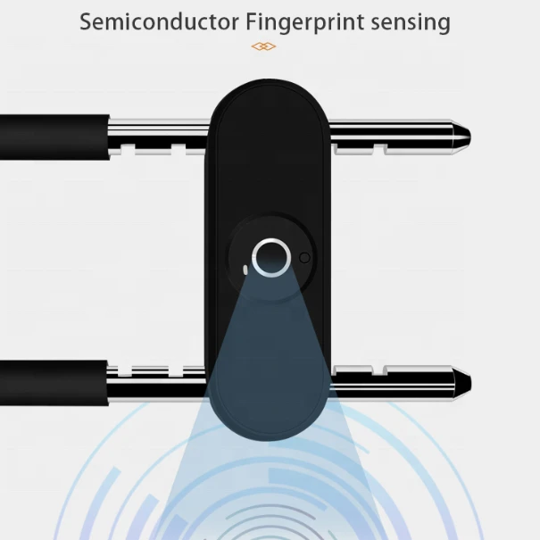 ZDURC Manufacture New Low MOQ U Type Smart Lock Fingerprint Bike Lock Automatic