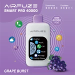 AirFuze Smart Pro 40K Grape Burst Germany 40000 Puffs 50mg 20mL Draw Button Activated Wholesale Price