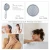 Import 9 inch Bathroom Round Shower Head 3D ABS Chrome Rainfall Shower head from China