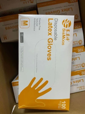 Latex Gloves (Disposable Sterile Powder Free Gloves)