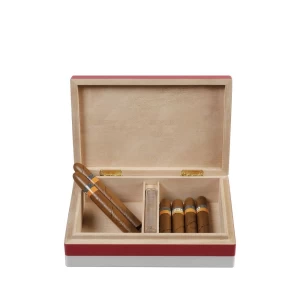 Customize Custom Wood Wooden Cigar Box Packaging Box Top High Quality High-end