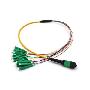 MPO Fiber Optic Patch Cord to LC SC 12 Cores 0.9m 2.0m Single Mode