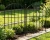 Import Wholesale Decorative Metal Garden Fence Powder Coated Wrought Iron Yard Border Fence, OEM Custom Outdoor from China