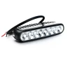 24W LED Light Auxiliary Light 12 24V Motorcycle Spotlight Floodlight for Jeep 4x4 Off-road Truck