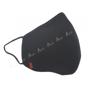 100% Cotton, polyester face mask with nose wire