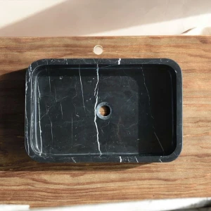 China Black Marble Bathroom Sink (CHROCKS)