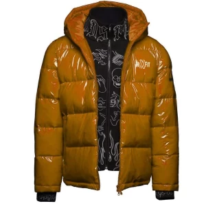 Mens Down Jacket Warm Hooded Thick Long Puffer Jacket