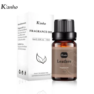 Kanho Leather Scent Man Relax Fragrance Oil Sweet Tobacco Organic Body Massage Relax Fragrance Essential Oil Skin Care
