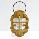 New Arrival Wedding Decoration Solid Wood Lantern, Factory Direct Selling Home & Garden Candle Lantern, Linterna;