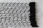 Universal Round Shoelaces 100% Polyester white and Black Shoelaces Sports Shoes Work Shoes and Hiking Boots