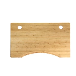 Office Furniture Carbonized Side-Pressed Bamboo Desktop Panel Board for Standing Desk