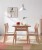 Import Memeratta Nordic style pure solid wood living room restaurant durable dining table S-761 from China