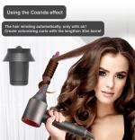 Hair Dryer Curling Attachment Automatic Curling Nozzle