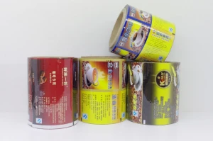 Coffee, milk tea instant drink individual pack automatic packaging film in roll