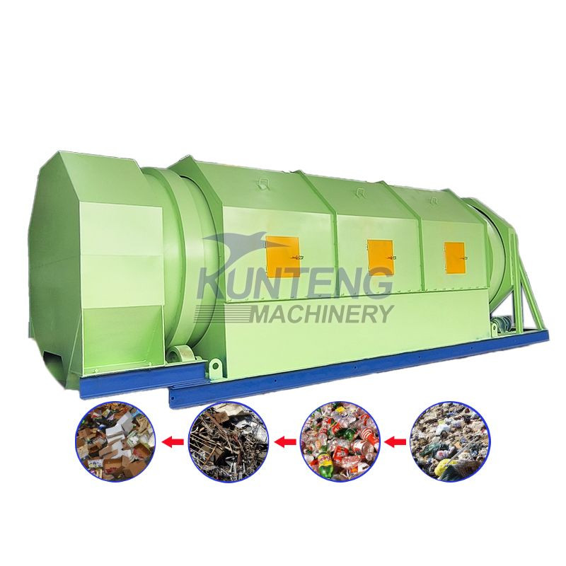Buy Industrial Solid Waste Drum Screening Machine, Construction Sand ...
