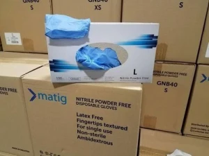 Brand New Nitrile Disposable Gloves In Boxes