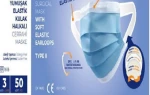Surgical Mask with Elastic Earloops