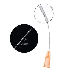 microcannula 25g 50mm 70mm Blunt Tip Micro Cannula Needle for Injectable Hyaluronic Acid Fillers