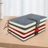 Leather hardcover pu journal college lined planner manufacture pu notebook with personal designs