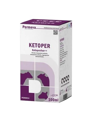 KETOPER, Injectable Antibiotic contains Ketoprofen, a-Pyrrolidone, Disodium Hydrogen Phosphate
