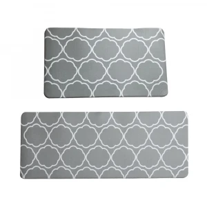 high quality 100%PVC kitchen mat set non-slip kitchen anti fatigue mat