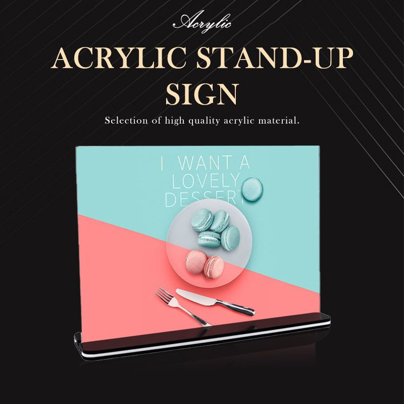 Buy Senchun Acrylic Standup Sign Display Signage Restaurant Standup