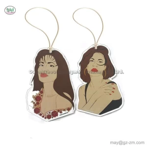 Wholesale Price Pretty Girls CMYK Printing Durable Scented Air Fresheners