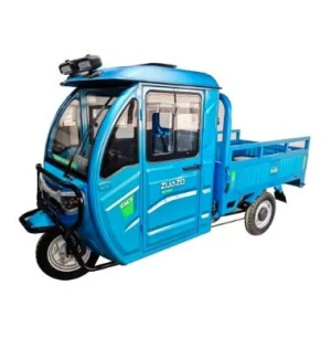 Electric Cargo Tricycle With Driver Cabin Battery Operated Cargo Bike 3 Wheel Motor Cargo Trik