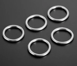 Metal Hardware-Metal Rings & Loops ,O-Ring Round Rings-stainless steel-welded-polished for sale
