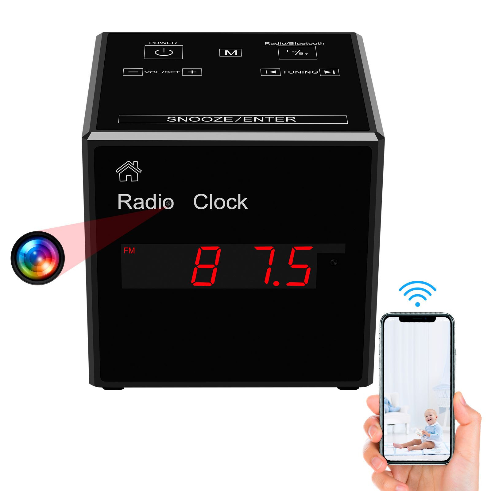 Buy Wifi Radio Clock Camera from MDC Electronics Co.,Limited, China ...