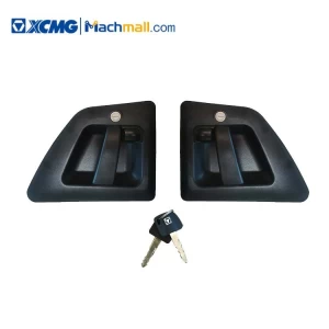 XCMG crane spare parts new left and right external buckle hand assembly GD12A (with ignition lock)*860158794